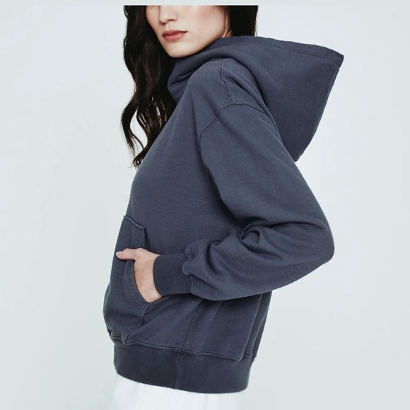 AG Nova Relaxed Hoodie in Slate Grey - Picture 6 of 7